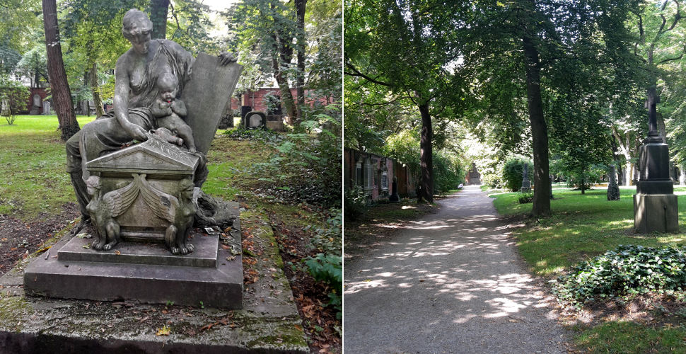 Gräber auf dem Alten Nördlichen Friedhof