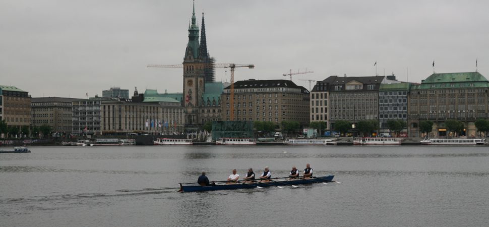 Ruderer in Hamburg