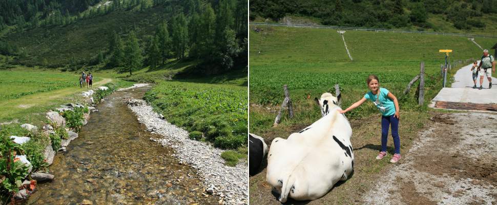 Wandern zum Johanneswasserfall bei Obertauern