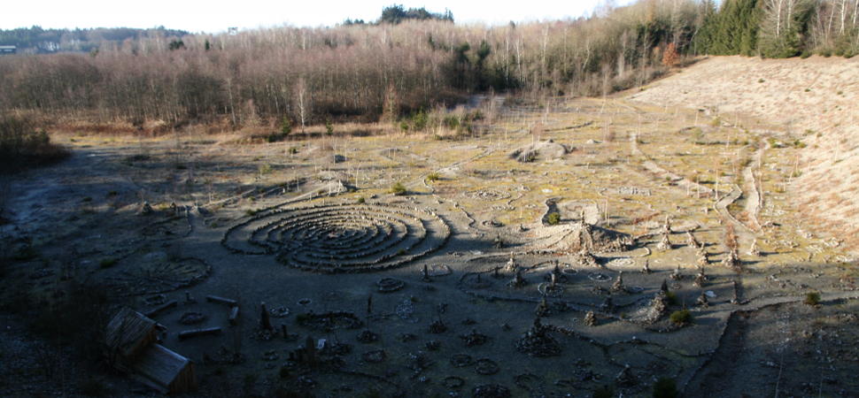 Steinlabyrinth bei Bad Wurzach