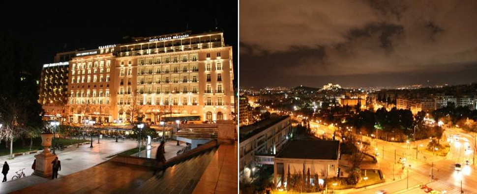 Athen bei Nacht