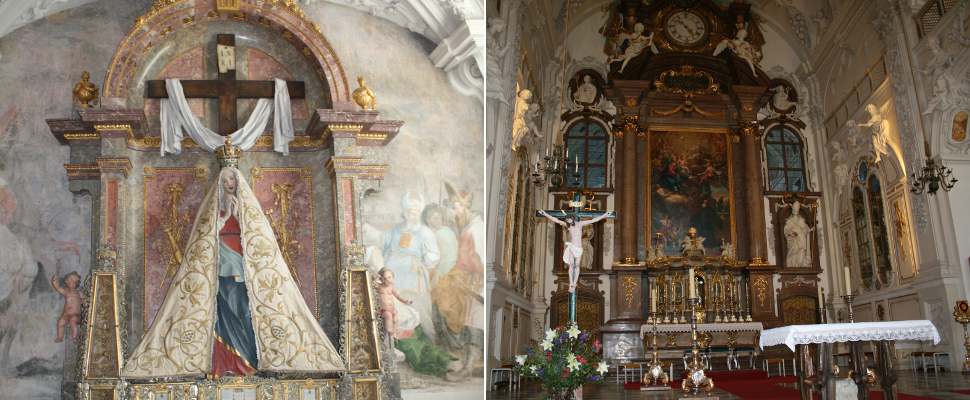 Altar des Klosters Benediktbeuern