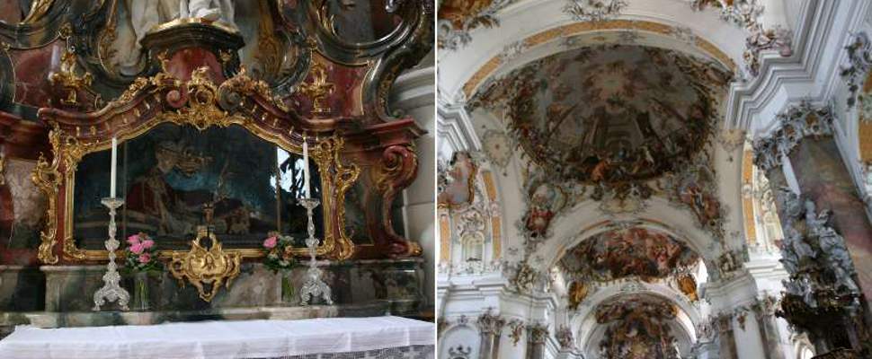 Altar im Kloster Ottobeuren