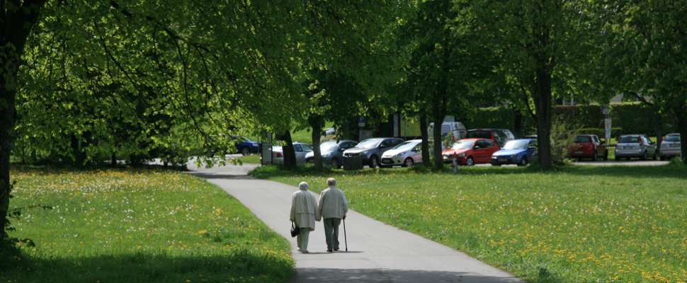 älteres Ehepaar in Ottobeuren