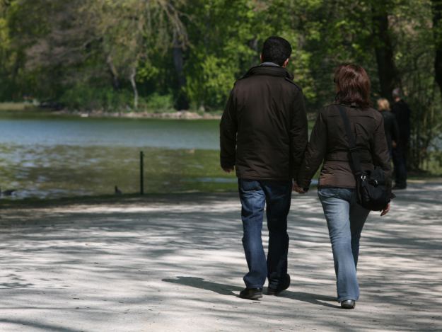 Spaziergang an der frischen Luft