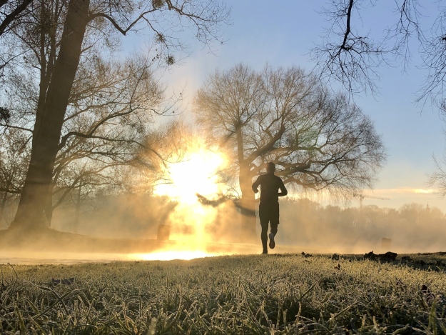 Joggen im Herbst